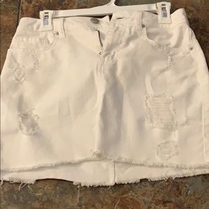 mini jean skirt